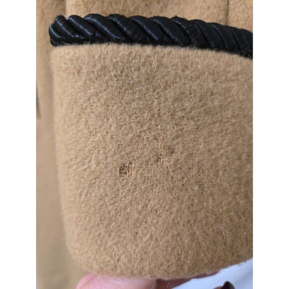 MDP Mario De Pinto Vintage 100% Pure Wool Women's Coat Size Small Chic Boho - Picture 5 of 7